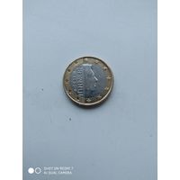 1 евро Люксембург, 2011 год из обращения