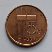 Нидерланды 5 центов. 1983