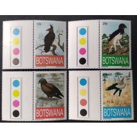 Ботсвана\39Ф\ 1993 год. Botswana. Фауна. Птицы. Mi 553-556