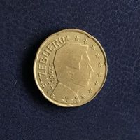 Люксембург 20 евроцентов 2002