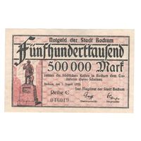 Германия Бохум 500 000 марок 1923 года. Состояние XF+/aUNC!