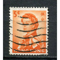 Британский Гонконг - 1962/1973 - Королева Елизавета II 5С - [Mi.196Xy] - 1 марка. Гашеная.  (LOT AG17)