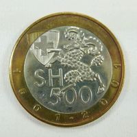 Памятный жетон.  Австрия 2001 год. 500 шиллингов.