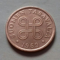 5 пенни, Финляндия 1969 г.