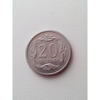 20 грошей 1992 год. Польша.
