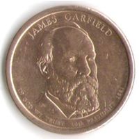 1 доллар США 2011 год 20-й Президент Джеймс Гарфилд _состояние XF