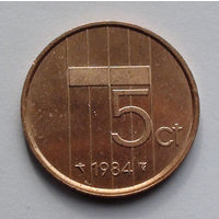 Нидерланды 5 центов. 1984