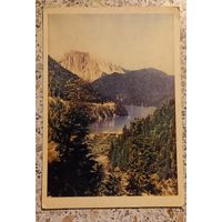 Почтовая карточка.1954г.Озеро Рица.Тиханов