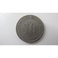 Германия 10 пфеннигов 1901 J  ( ОЧЕНЬ редкий монетный двор )
