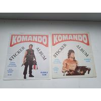 Альбом для наклеек с наклейками KOMANDO   цена за 1 штуку читайте описание