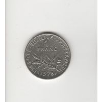 1 франк Франция 1978. Лот 5540
