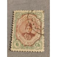 Персия 1911 года. Ахмад шах Каджара. 6 шахи