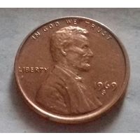 1 цент США 1969 S