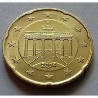 20 евроцентов, Германия 2004 D