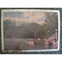 Озеро Рица фото Становова 1954 год
