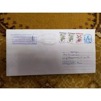 Беларусь конверт с необычными штемпелями
