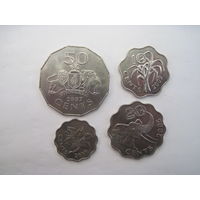 Свазиленд. Набор 4 монеты.