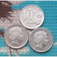 Австралия 10 центов 2001 - 2014 (3).