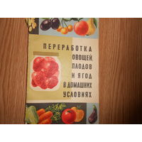 Переработка овощей, плодов и ягод в домашних условиях