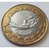 Остров Пасхи 200 песо 2007 года.