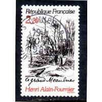 Франция.Ми-2576.Henri Alain-Fournier (1836-1914) "Le Grand Meaulnes" Серия: Басни of Jean de la Fontaine.1986.