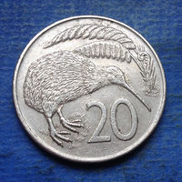 Новая Зеландия 20 центов 1982