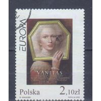 [2128] Польша 2003. Культура.Искусство.Живопись.Европа.EURO PA. Одиночный выпуск. Гашеная марка.