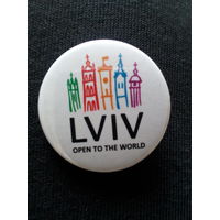 Значок с логотипом ЛЬВОВА.Украина
