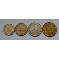 Шпицберген. Россия. 10, 25, 50, 100 рублей 1993 г.