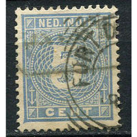 Нидерландская Индия - 1883/1899 - Цифры 5С - [Mi.22] - 1 марка. Гашеная.  (Лот 71EV)-T25P1