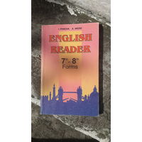 Книга ENGLISH  READER 7-8 forms 2002г.