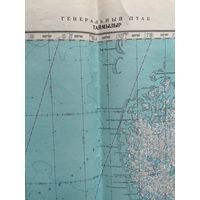 Редкая советская карта 1965 г якутского  Таймылыра-невдалеке был небольшой аэродром подскока.