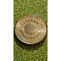 Австралия 1 доллар 2011 г ( Встреча глав правительств Содружества в Перте )