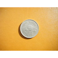 Сейшельские острова 1 рупия 1992г.