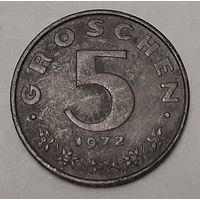 Австрия 5 грошей, 1972 (4-10-69)