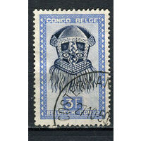 Бельгийское Конго - 1947/1950 - Искусство 3Fr - [Mi.279] - 1 марка. Гашеная.  (Лот 42EX)-T25P1