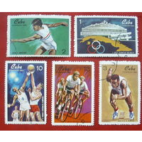 Куба. Спорт. ( 5 марок ) 1969 года. 7-9.