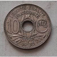 10 сантимов 1935 г. Франция