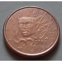 1 евроцент, Франция 2004 г.