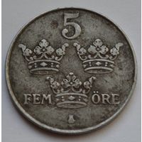 Швеция, 5 эре 1950 г. Железо.