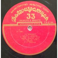 LP Ф. ЛИСТ - Концерт для ф-но с оркестром (Э. Гилельс, К. Кондрашин) / Симф. поэма Прелюдии (Н. Рахлин) (1952)
