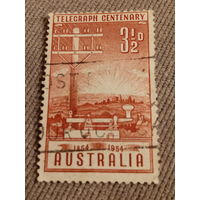 Австралия 1954. 100 летие телеграфа Австралии