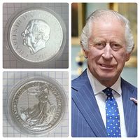 2 Фунта Стерлингов Карл 3 Великобритания 2024 год