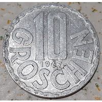 Австрия 10 грошей, 1967 (2-4-46)