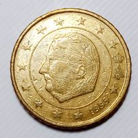 Бельгия 50 евроцентов 1999
