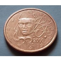 1 евроцент, Франция 2000 г.