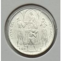 Ватикан 2 лиры 1968 г. В холдере