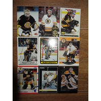 Хоккейные карточки.НХЛ.Вратари.Boston Bruins. 11 разных карт