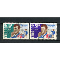 Эквадор - 1964 - Джон Кеннеди - 2 марки. Гашеные.  (Лот 16CZ)