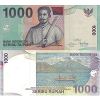 Индонезия 1000 Рупий 2016 UNС П1-197